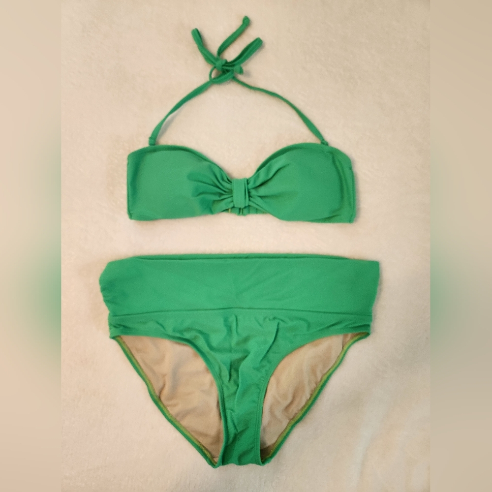 EUC Old Navy green bikini